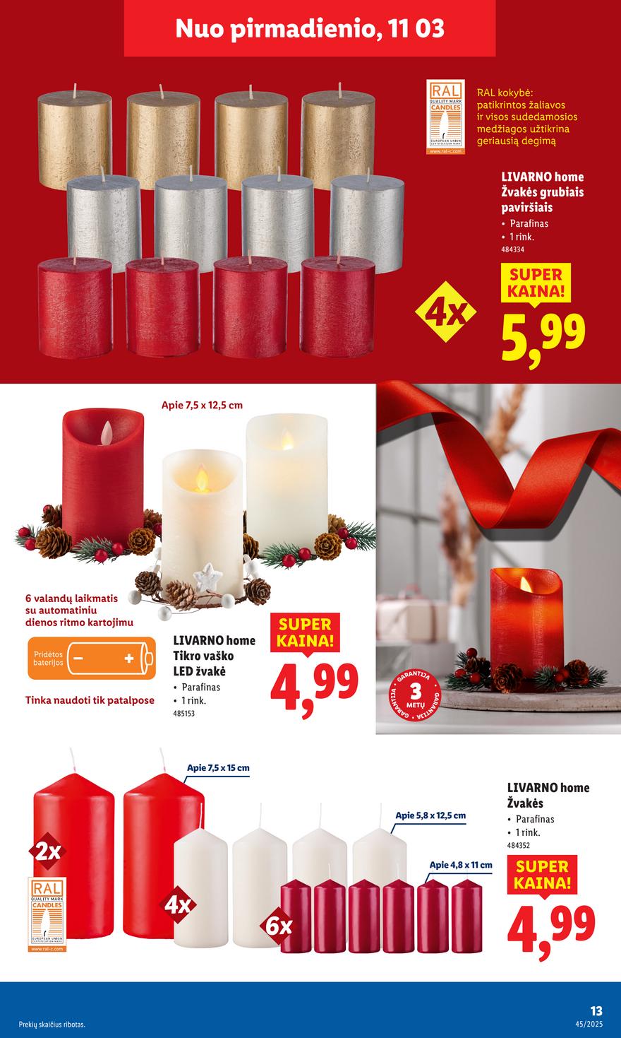 Lidl ne maisto leidinys akcijos nuo 
  2025-11-03 iki 
  2025-11-09 | Leidinukas.lt puslapis 13
