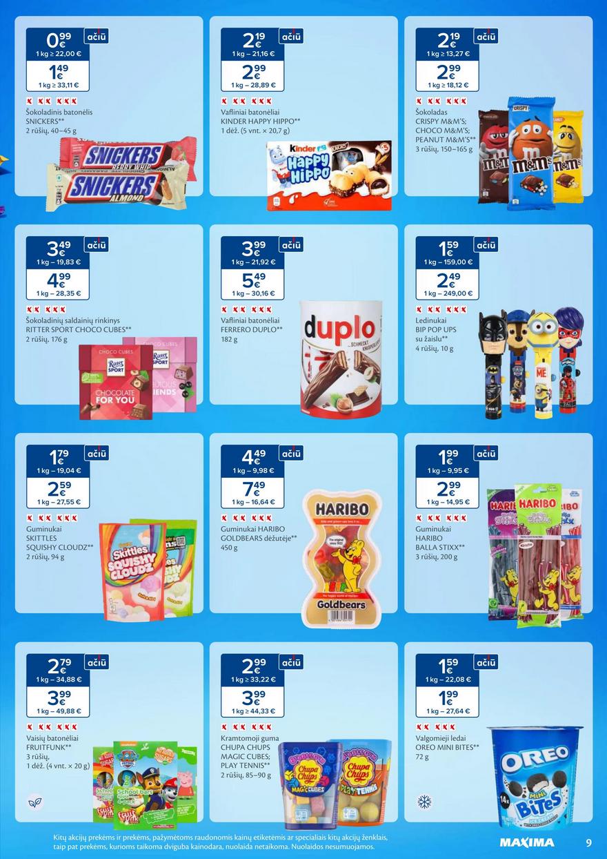 Maxima savaitinis leidinys 39 akcijos nuo
2024-09-24 iki
2024-09-30 | Leidinukas.lt puslapis 9