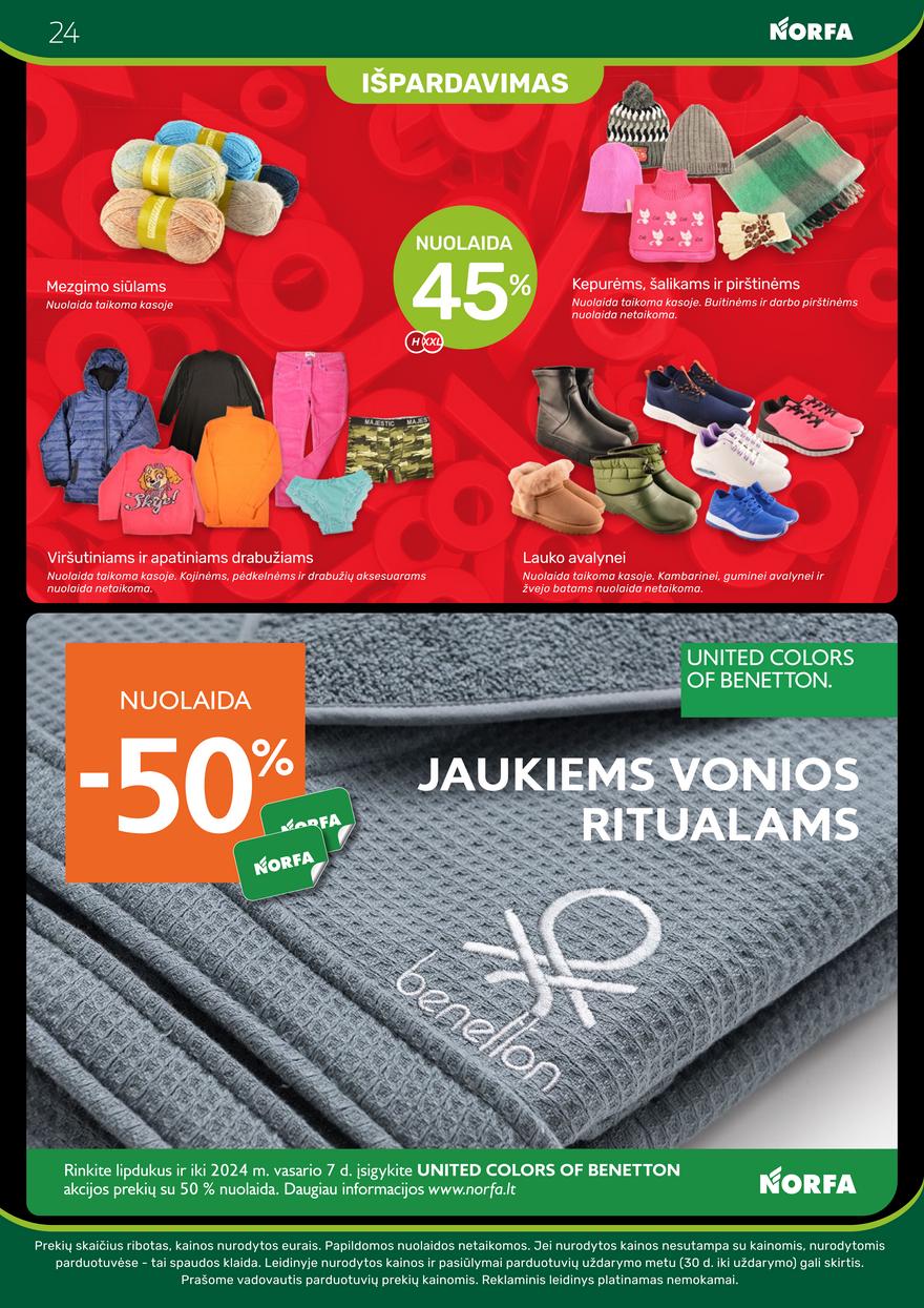 Norfos kaininis leidinys akcijos nuo 
  2024-01-25 iki 
  2024-02-07 | Leidinukas.lt puslapis 24