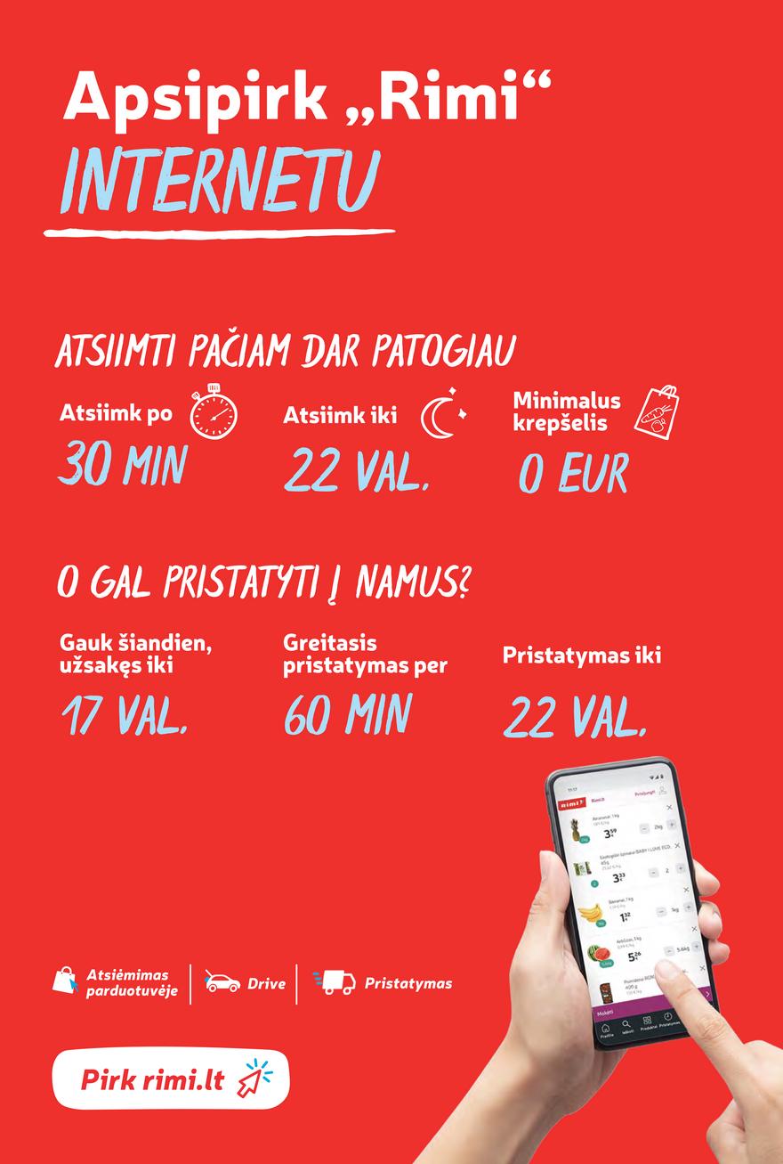 Rimi savaitinis leidinys akcijos nuo 
  2024-01-30 iki 
  2024-02-05 | Leidinukas.lt puslapis 25