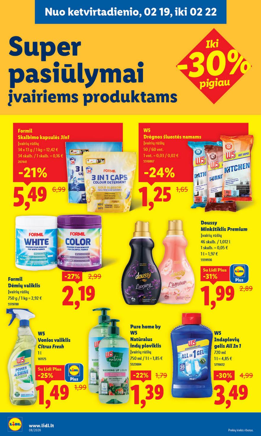 Lidl leidinys akcijos nuo 
  2026-02-16 iki 
  2026-02-22 | Leidinukas.lt puslapis 28