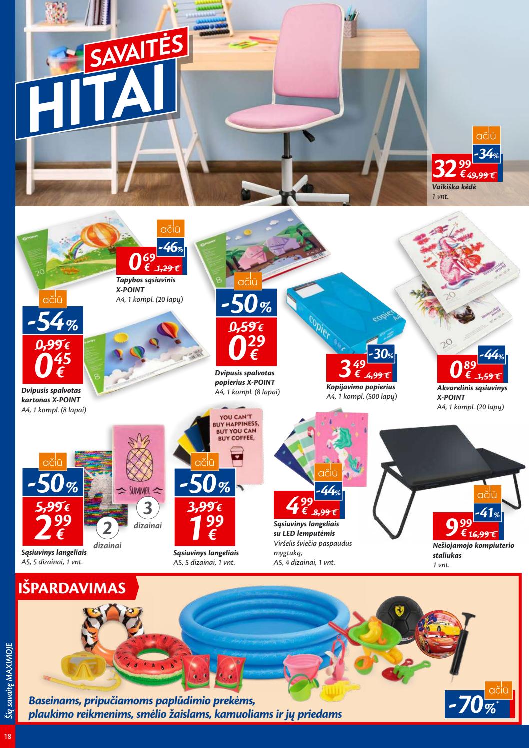 Maxima kaininis leidinys akcijos nuo 
  2019-08-06 iki 
  2019-08-12 | Leidinukas.lt puslapis 18