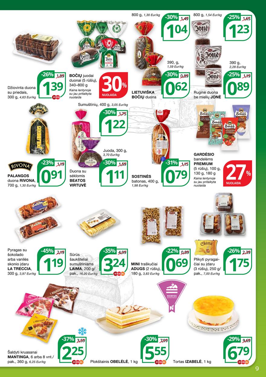 Norfos kaininis leidinys akcijos nuo 
  2022-09-22 iki 
  2022-10-05 | Leidinukas.lt puslapis 9