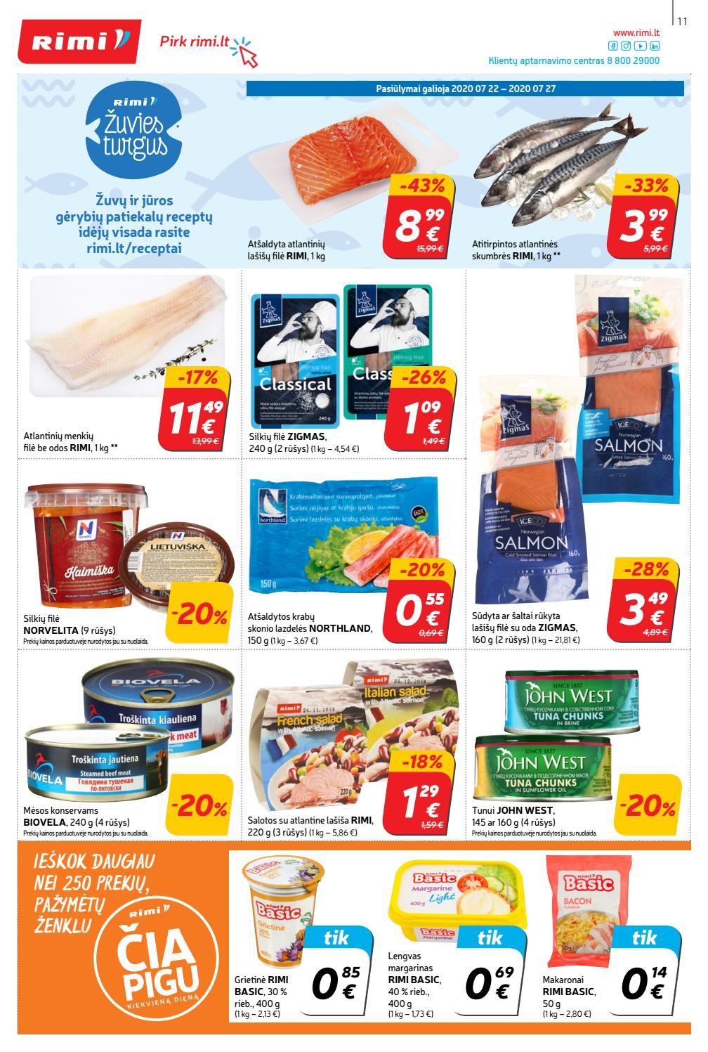 Rimi savaitinis leidinys akcijos nuo 
  2020-07-21 iki 
  2020-07-27 | Leidinukas.lt puslapis 11