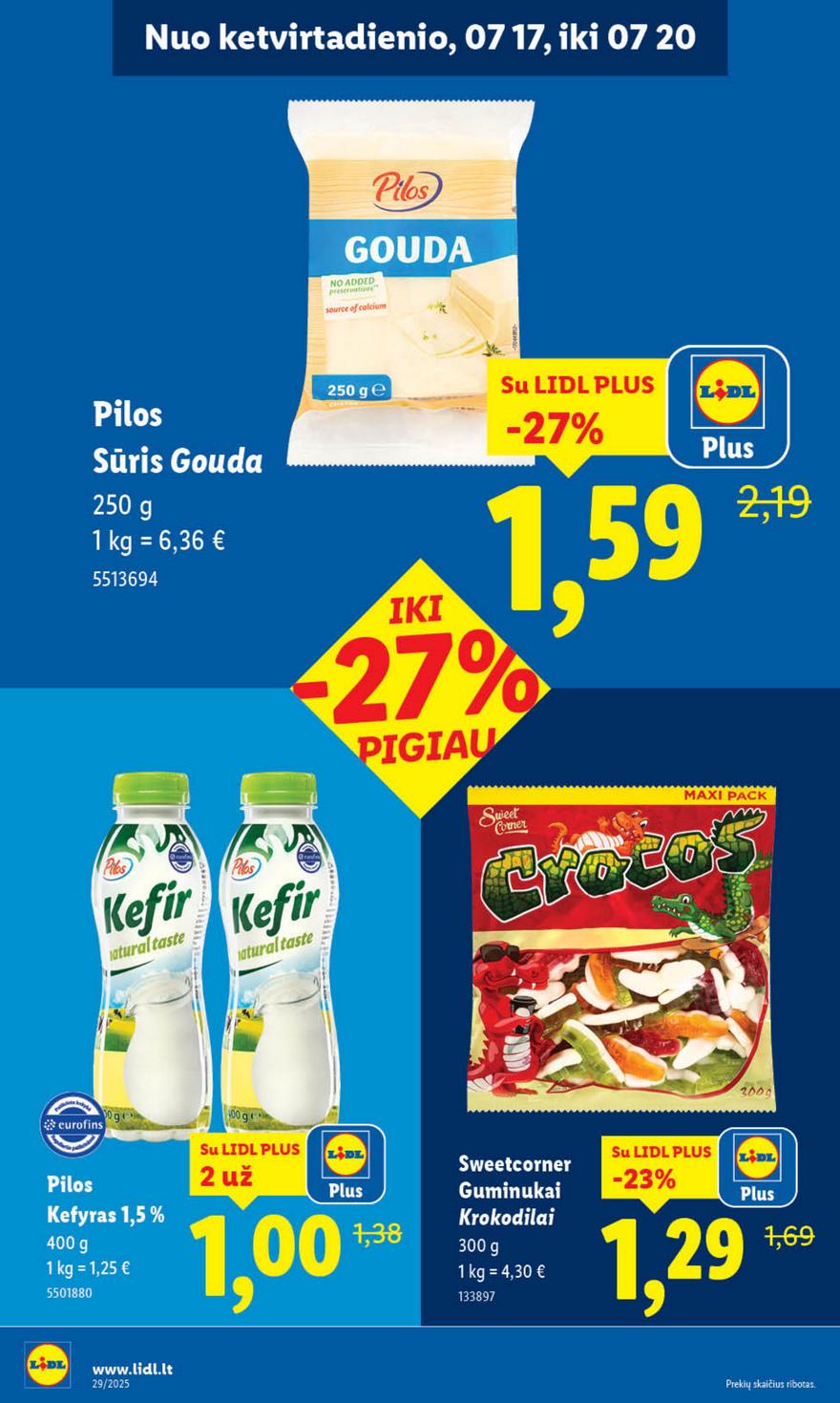 Lidl leidinys naujas akcijos nuo 
  2025-07-14 iki 
  2025-07-20 | Leidinukas.lt puslapis 46