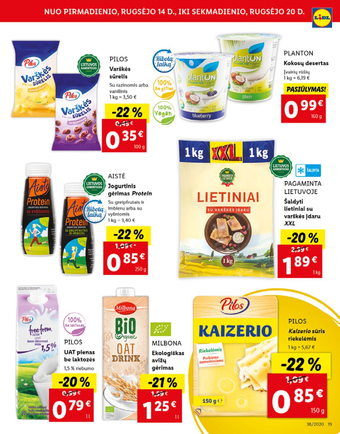 Lidl savaitinis leidinys akcijos nuo 
  2020-09-14 iki 
  2020-09-20 | Leidinukas.lt puslapis 19