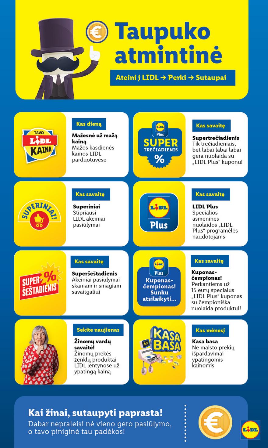 Lidl pasiūlymai akcijos nuo 
  2023-07-31 iki 
  2023-08-06 | Leidinukas.lt puslapis 57
