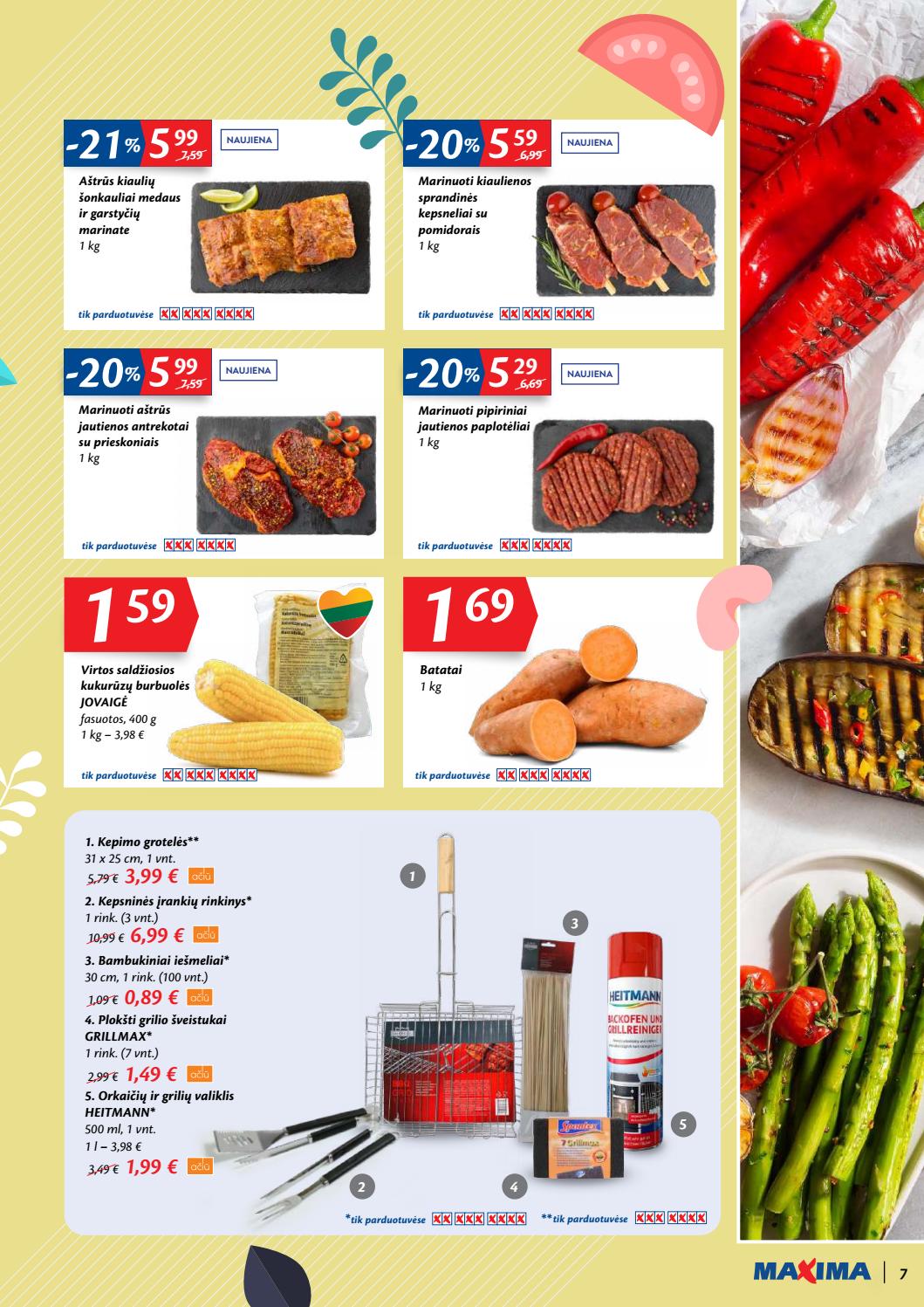 Maxima kaininis leidinys akcijos nuo 
  2020-05-19 iki 
  2020-05-25 | Leidinukas.lt puslapis 7