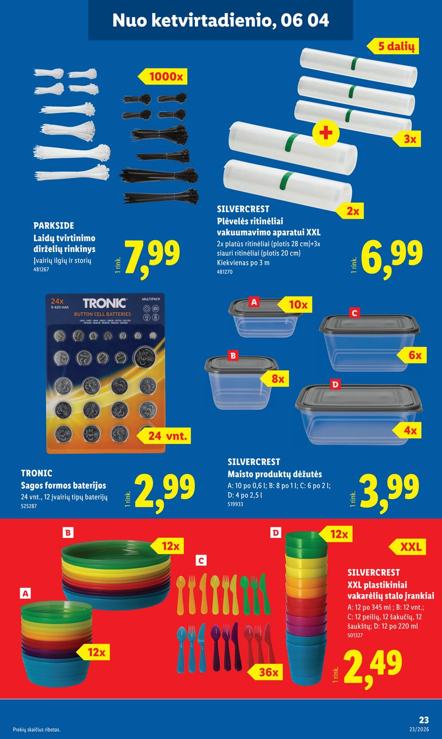 Lidl leidinys akcijos nuo 
  2026-06-01 iki 
  2026-06-07 | Leidinukas.lt puslapis 23