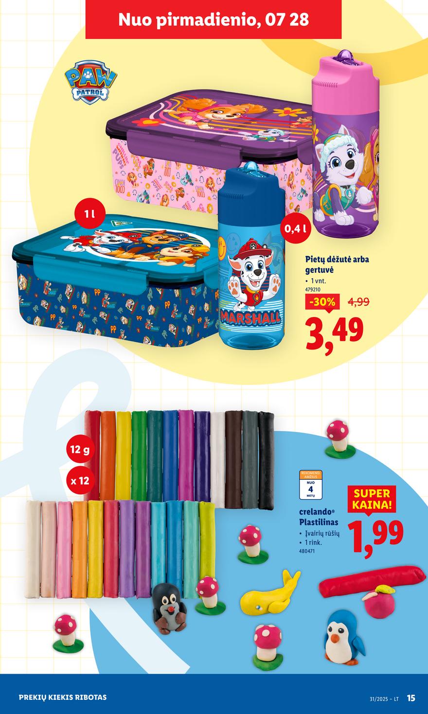 Lidl ne maisto leidinys akcijos nuo 
  2025-07-28 iki 
  2025-08-03 | Leidinukas.lt puslapis 15