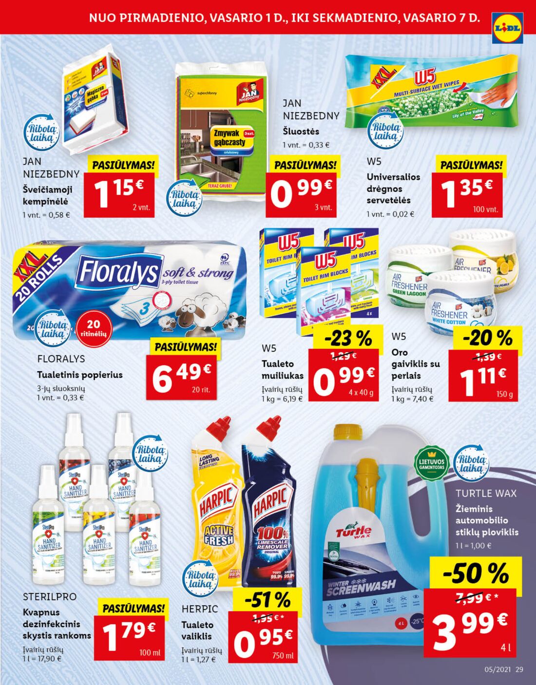 Lidl savaitinis leidinys akcijos nuo 
  2021-02-01 iki 
  2021-02-07 | Leidinukas.lt puslapis 29