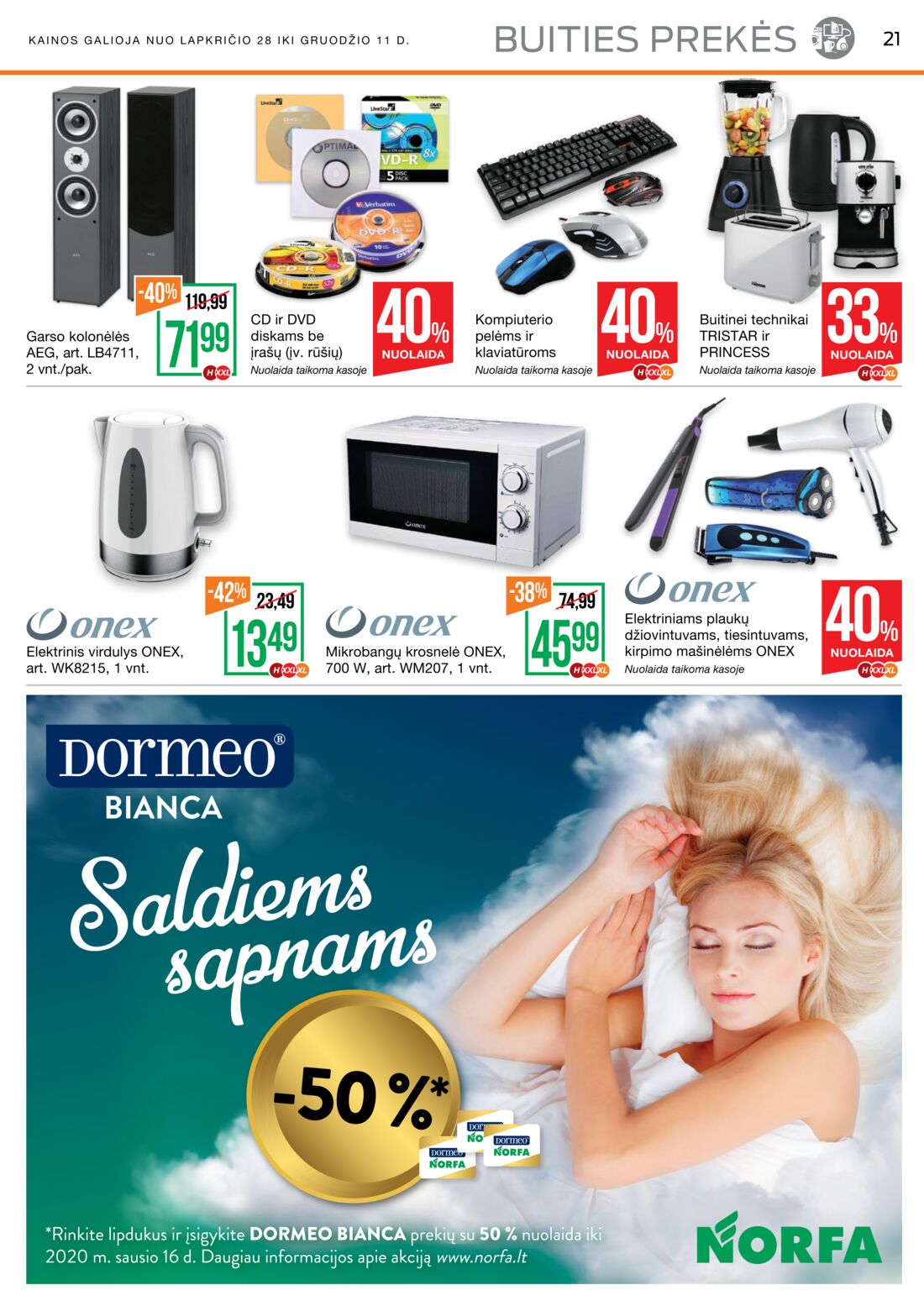 Norfa kaininis leidinys akcijos nuo 
  2019-11-28 iki 
  2019-12-11 | Leidinukas.lt puslapis 21