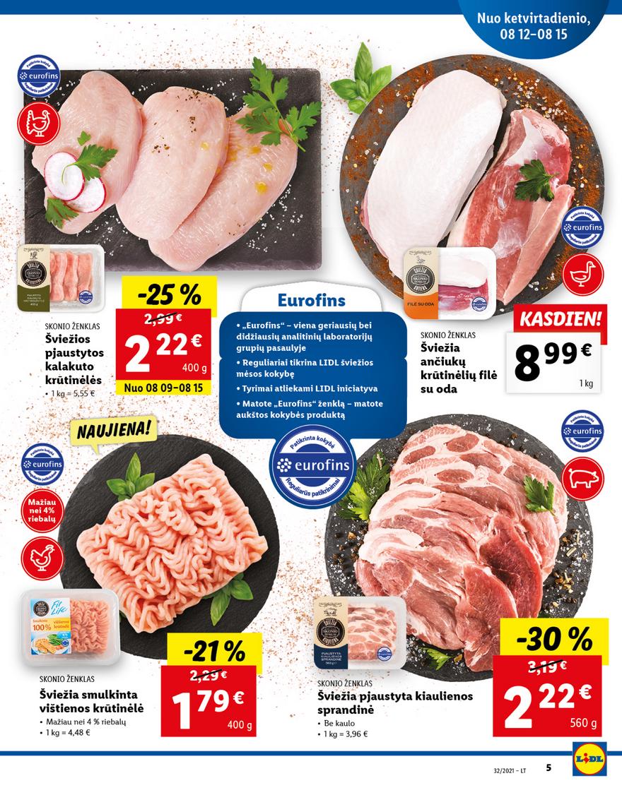 Lidl maisto prekių pasiūlymai akcijos nuo 
  2021-08-09 iki 
  2021-08-15 | Leidinukas.lt puslapis 5