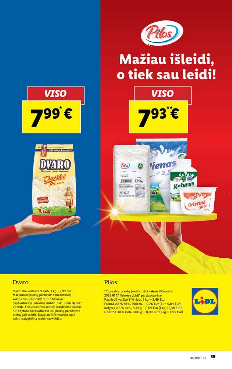 Lidl pasiūlymai akcijos nuo 
  2023-01-23 iki 
  2023-01-29 | Leidinukas.lt puslapis 35