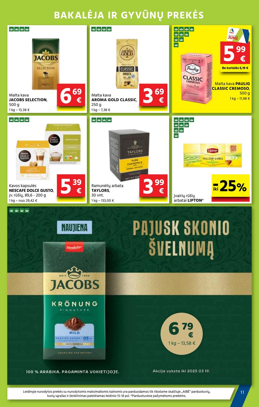 Aibė leidinys akcijos nuo 
  2025-03-06 iki 
  2025-03-18 | Leidinukas.lt puslapis 11