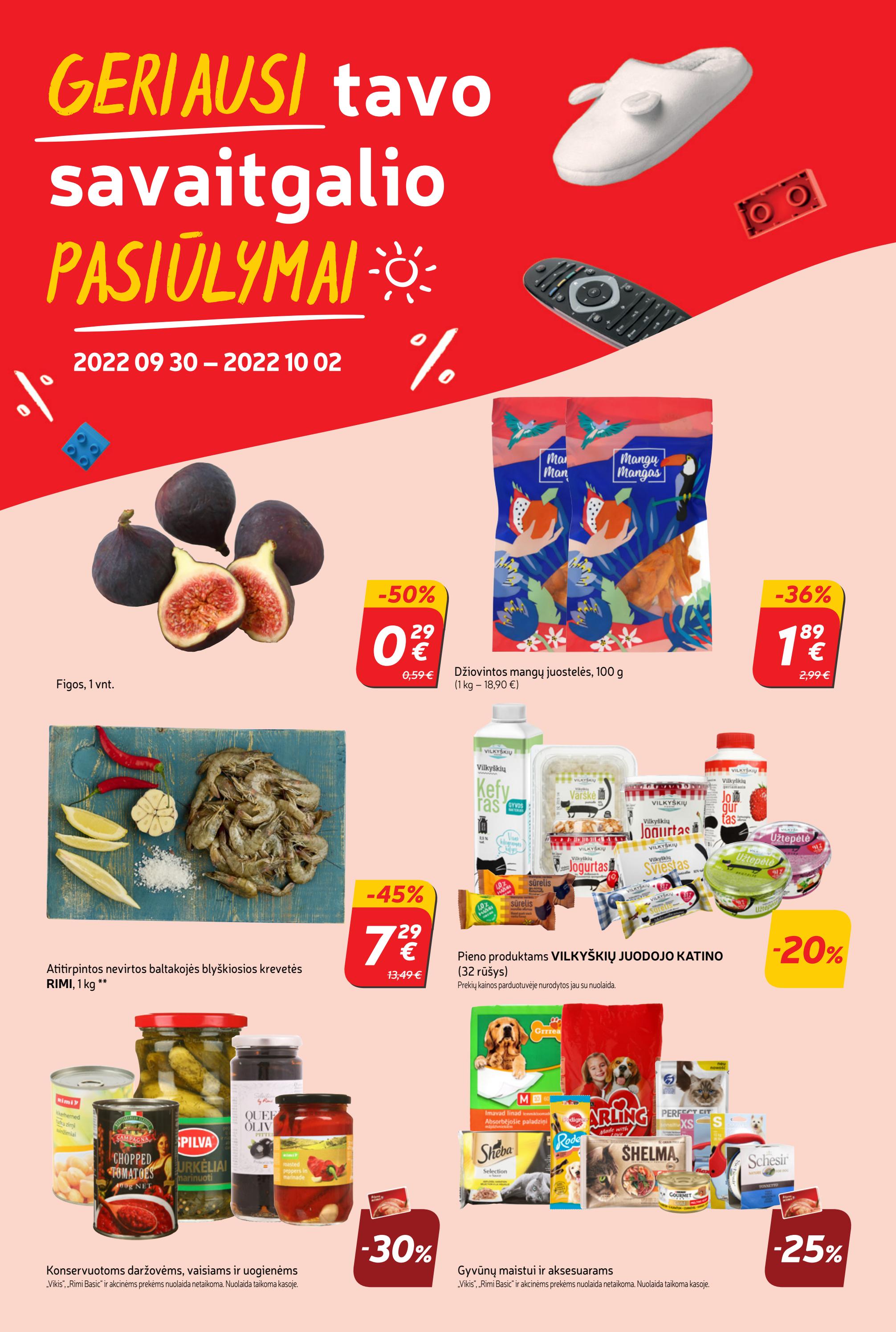 Rimi savaitinis leidinys akcijos nuo 
  2022-09-27 iki 
  2022-10-03 | Leidinukas.lt puslapis 24