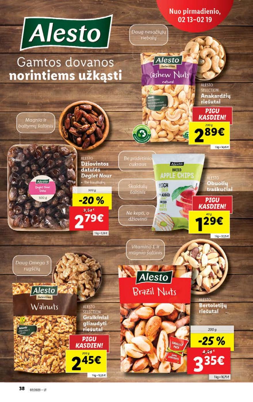 Lidl pasiūlymai akcijos nuo 
  2023-02-13 iki 
  2023-02-19 | Leidinukas.lt puslapis 38