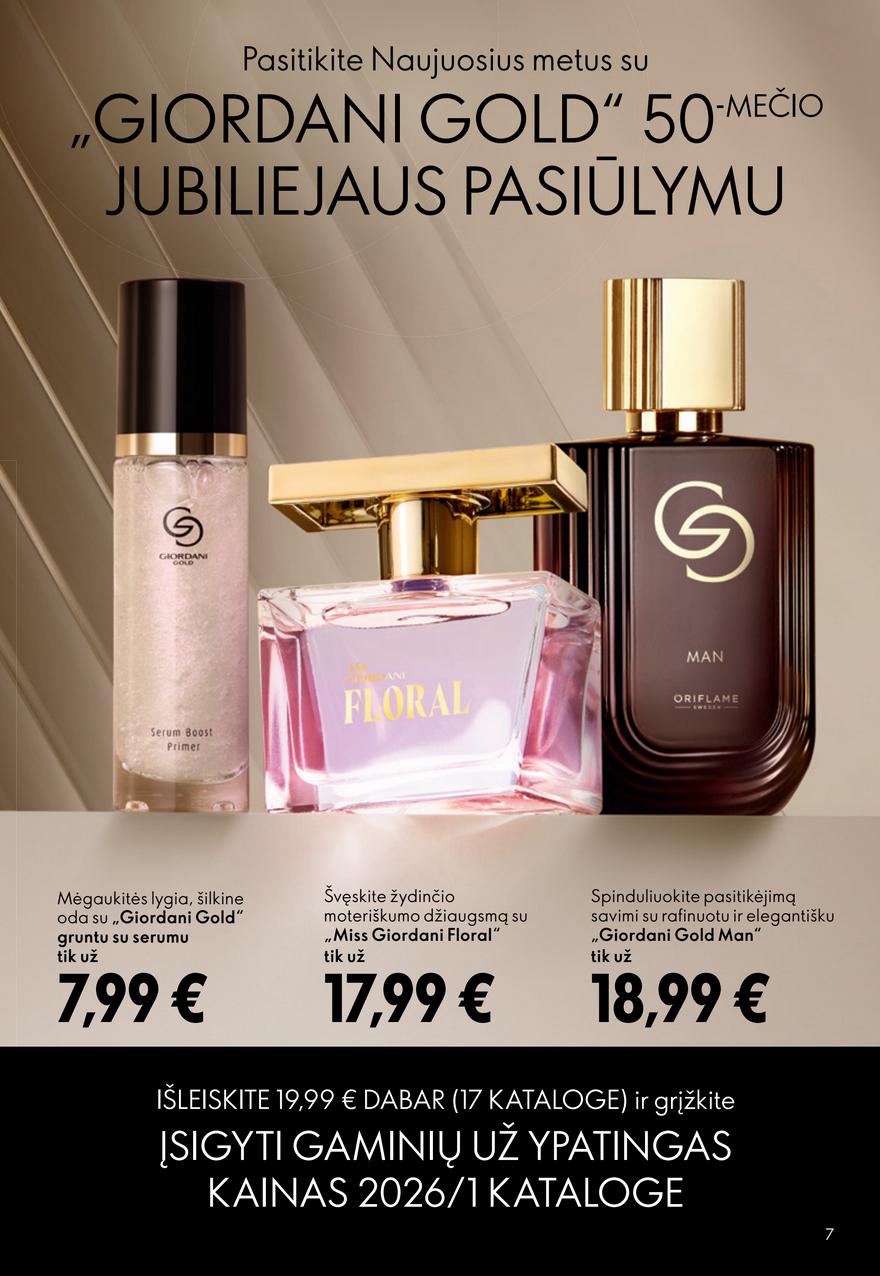 Oriflame katalogas akcijos nuo 
  2025-12-10 iki 
  2025-12-30 | Leidinukas.lt puslapis 7