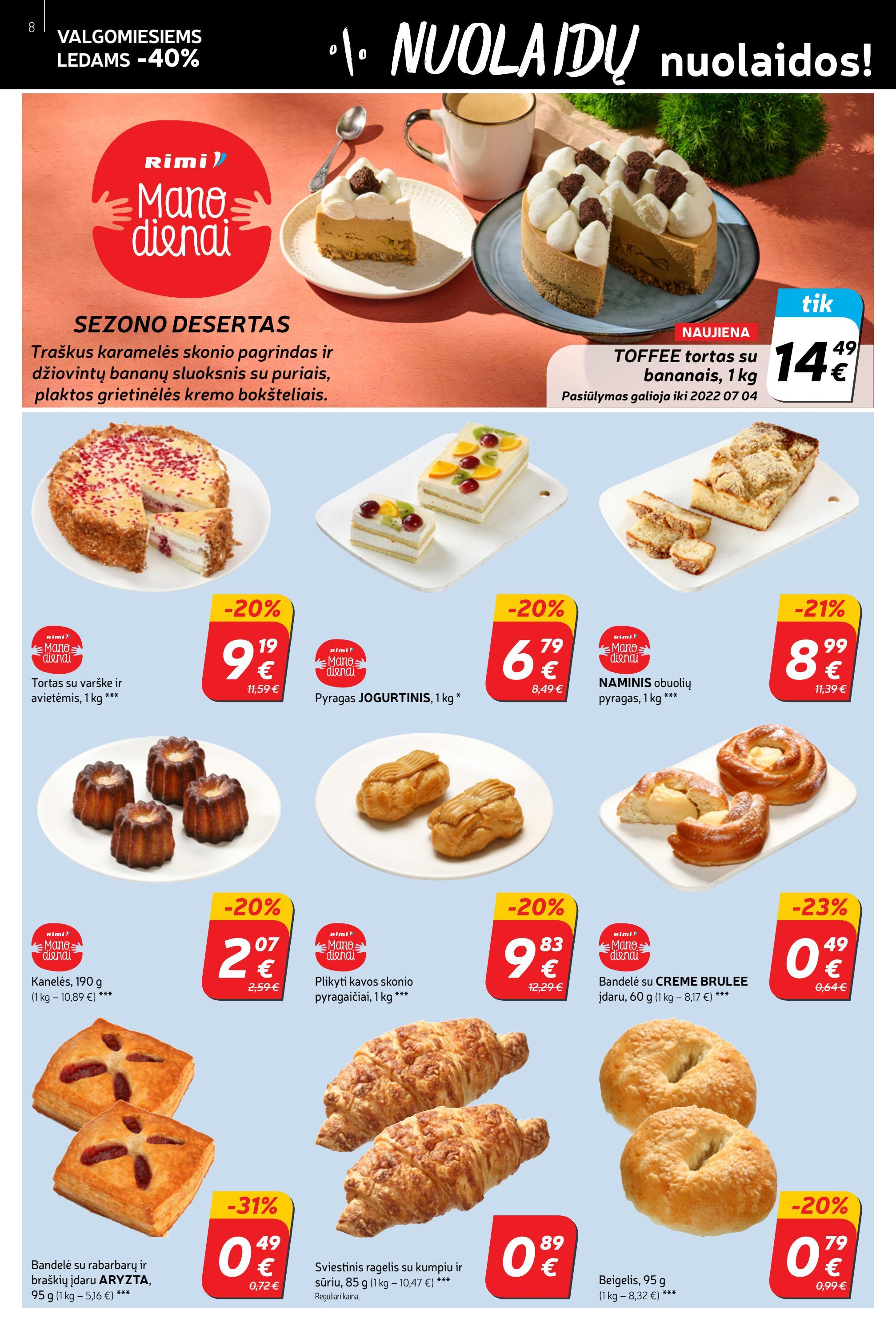 Rimi savaitinis leidinys akcijos nuo 
  2022-06-14 iki 
  2022-06-20 | Leidinukas.lt puslapis 8