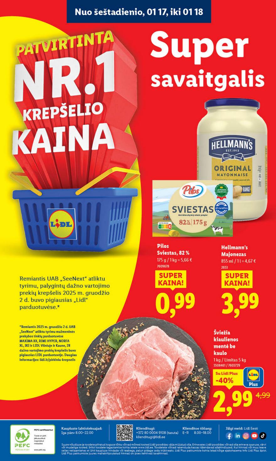 Lidl leidinys akcijos nuo 
  2026-01-12 iki 
  2026-01-18 | Leidinukas.lt puslapis 34