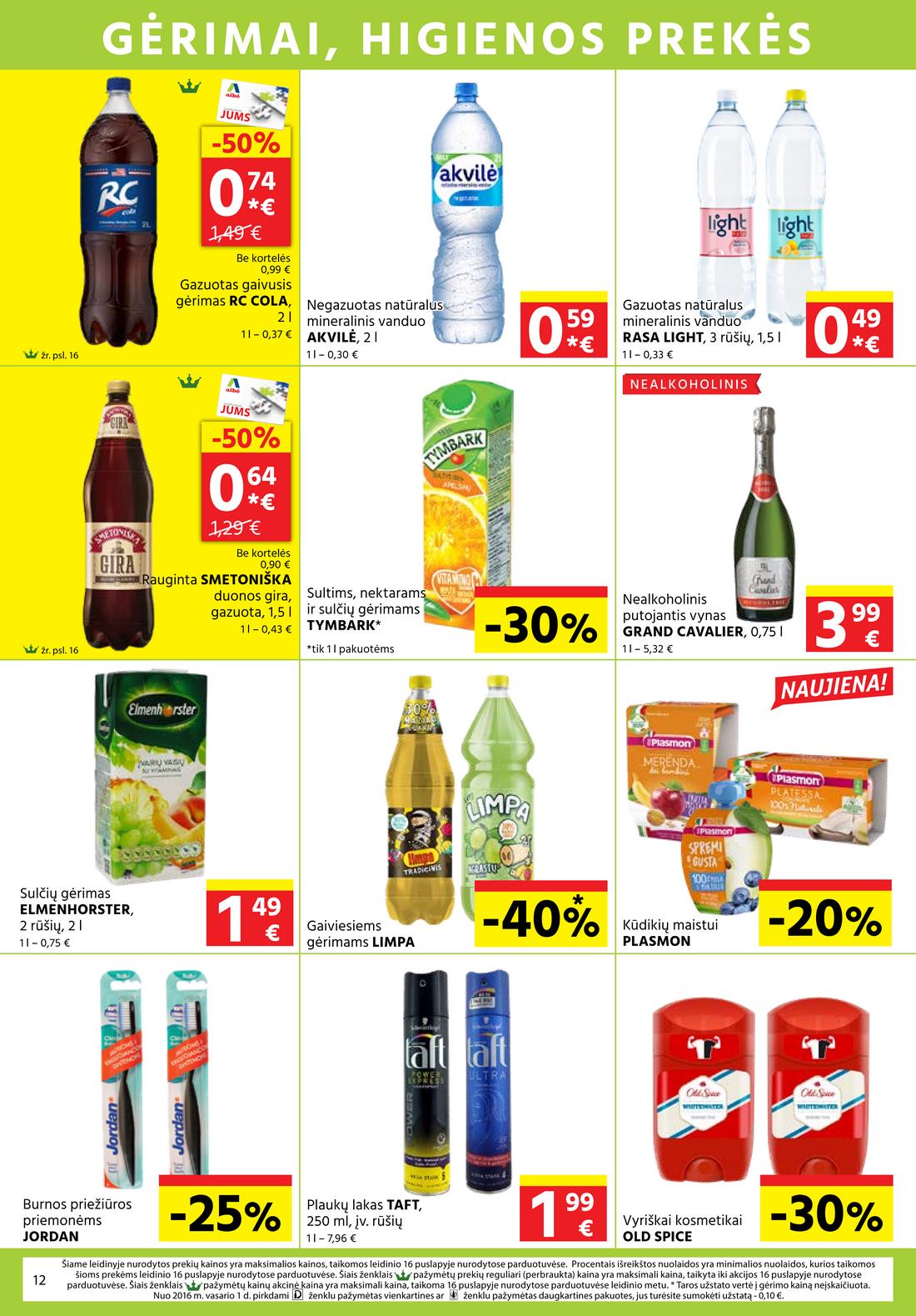 Aibė pasiūlymai akcijos nuo 
  2021-04-08 iki 
  2021-04-20 | Leidinukas.lt puslapis 12
