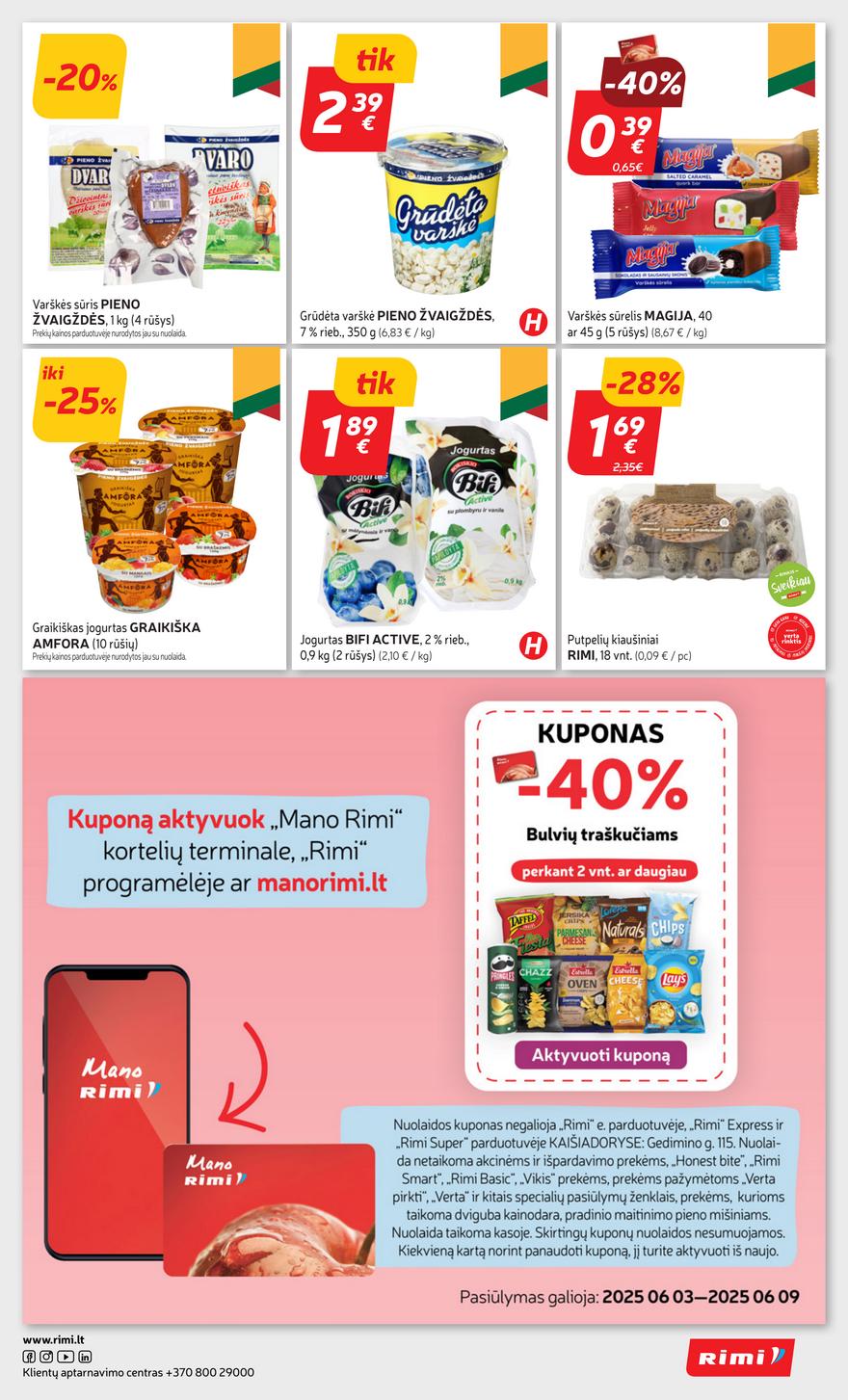 Rimi savaitinis leidinys 23 akcijos nuo 
  2025-06-03 iki 
  2025-06-09 | Leidinukas.lt puslapis 23