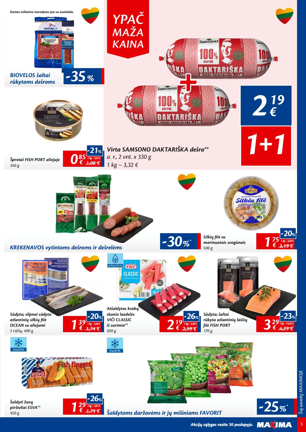 Maxima kaininis leidinys akcijos nuo 
  2019-09-03 iki 
  2019-09-09 | Leidinukas.lt puslapis 5