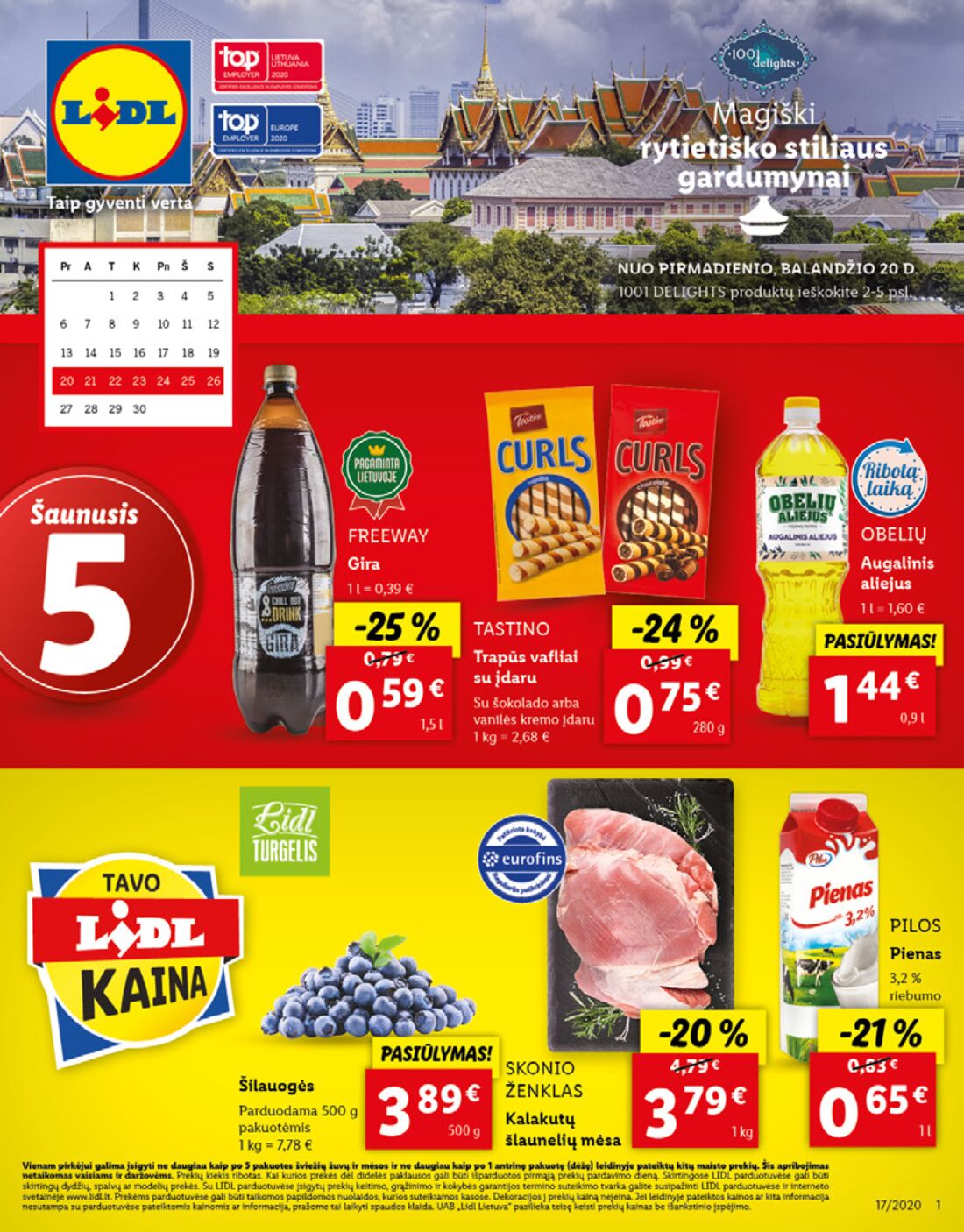 Lidl savaitinis leidinys akcijos nuo 
  2020-04-20 iki 
  2020-04-26 | Leidinukas.lt puslapis 1