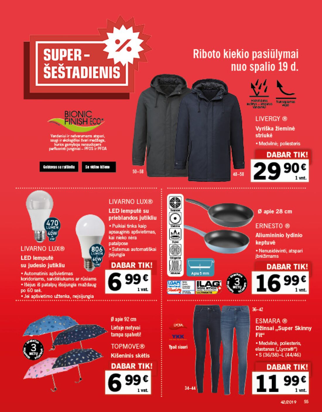 Lidl savaitinis leidinys akcijos nuo 
  2019-10-14 iki 
  2019-10-20 | Leidinukas.lt puslapis 55