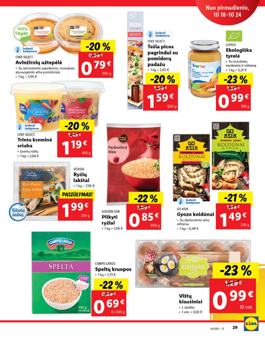 Lidl pasiūlymai akcijos nuo 
  2021-10-18 iki 
  2021-10-24 | Leidinukas.lt puslapis 29
