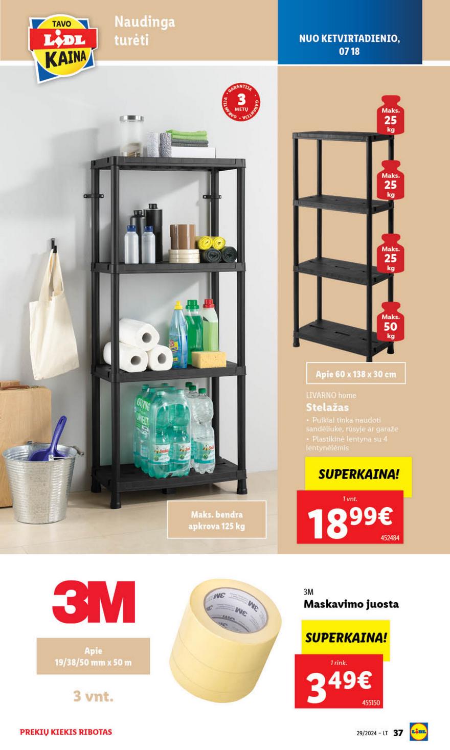 Lidl ne maisto leidinys akcijos nuo 
  2024-07-15 iki 
  2024-07-21 | Leidinukas.lt puslapis 37