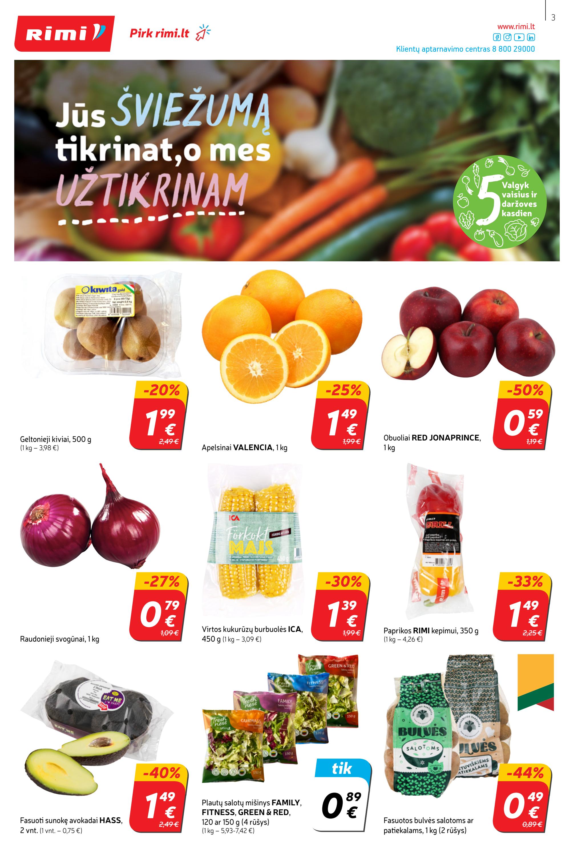 Rimi savaitinis leidinys akcijos nuo 
  2022-09-27 iki 
  2022-10-03 | Leidinukas.lt puslapis 3