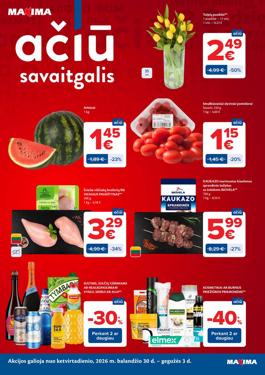Maxima leidinys akcijos nuo 
  2026-04-28 iki 
  2026-05-04 | Leidinukas.lt puslapis 56