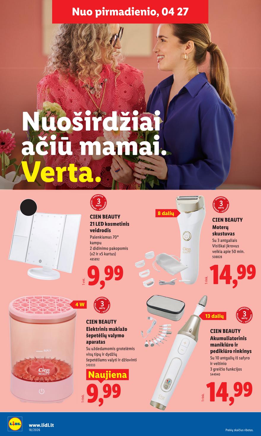 Lidl leidinys akcijos nuo 
  2026-04-27 iki 
  2026-05-03 | Leidinukas.lt puslapis 14
