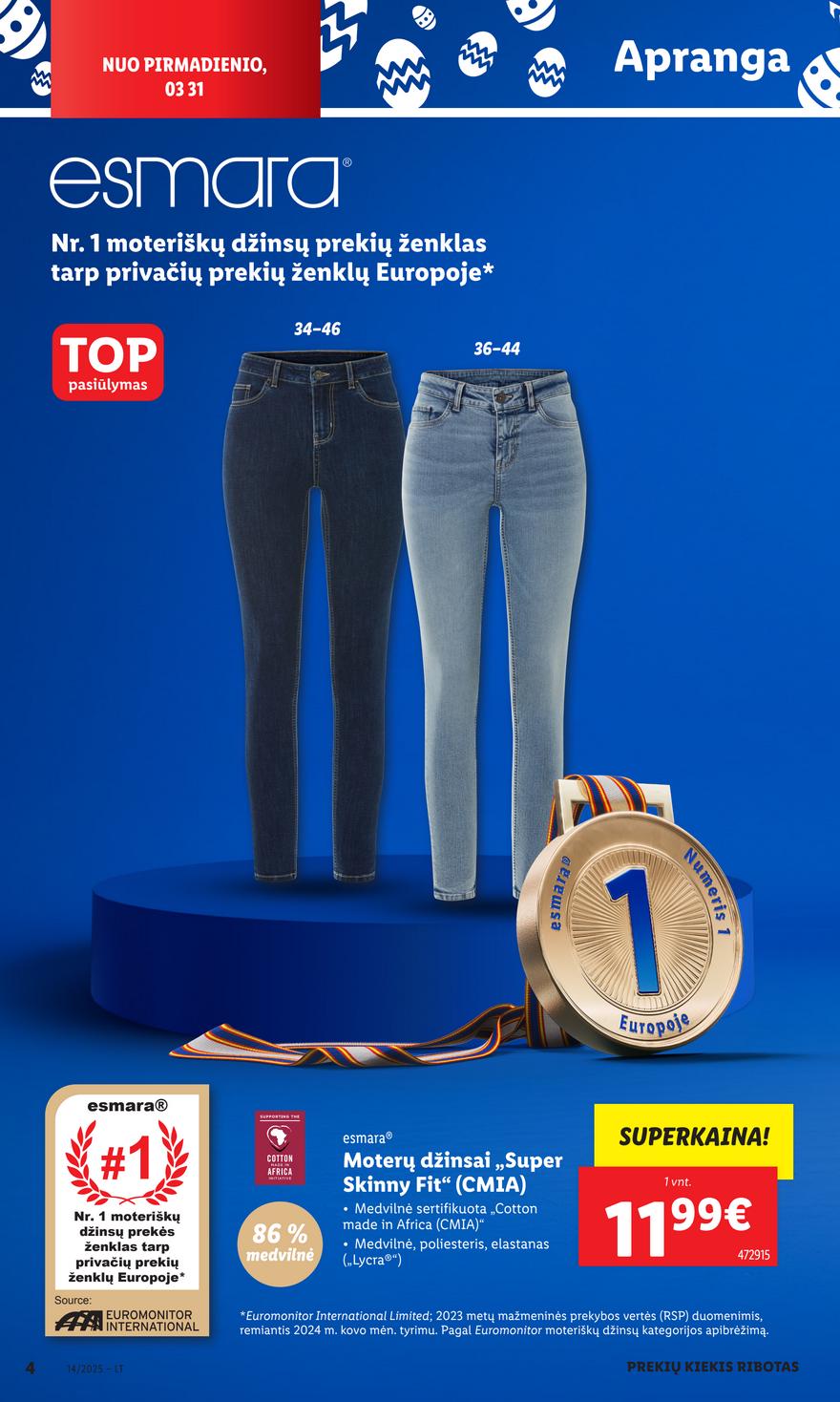 Lidl ne maisto leidinys akcijos nuo 
  2025-03-31 iki 
  2025-04-06 | Leidinukas.lt puslapis 4