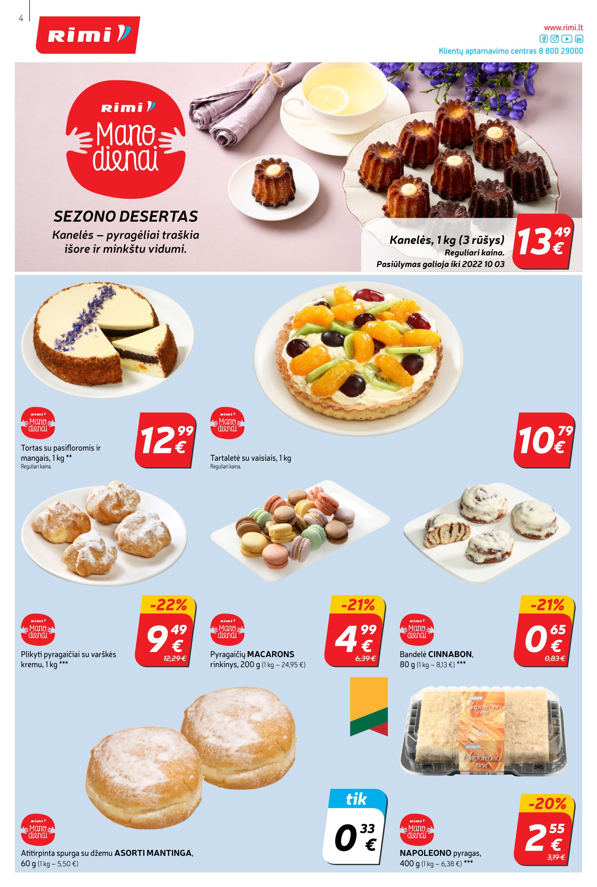 Rimi savaitinis leidinys akcijos nuo 
  2022-09-27 iki 
  2022-10-03 | Leidinukas.lt puslapis 4