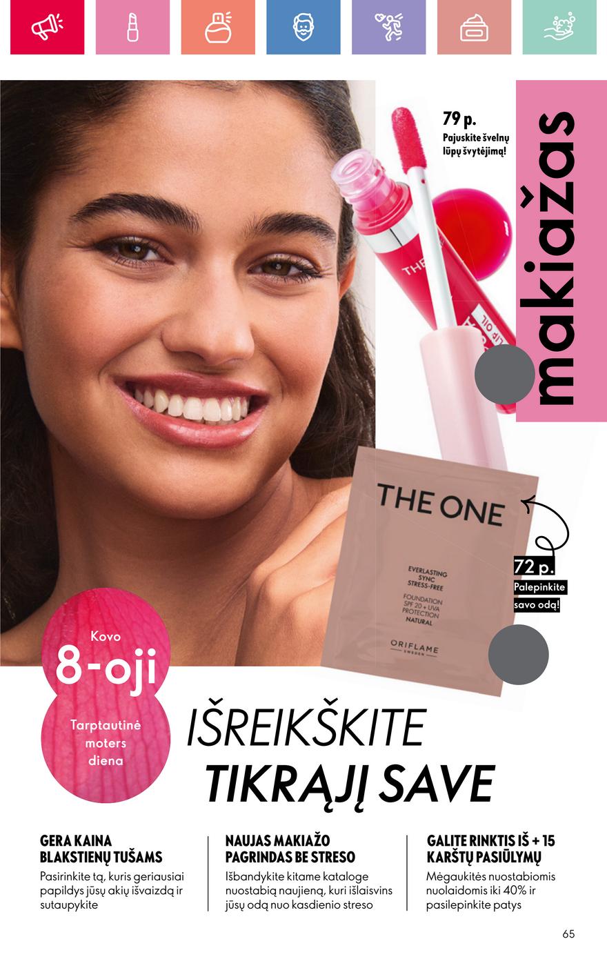 Oriflame katalogas akcijos nuo 
  2025-02-16 iki 
  2025-03-08 | Leidinukas.lt puslapis 65