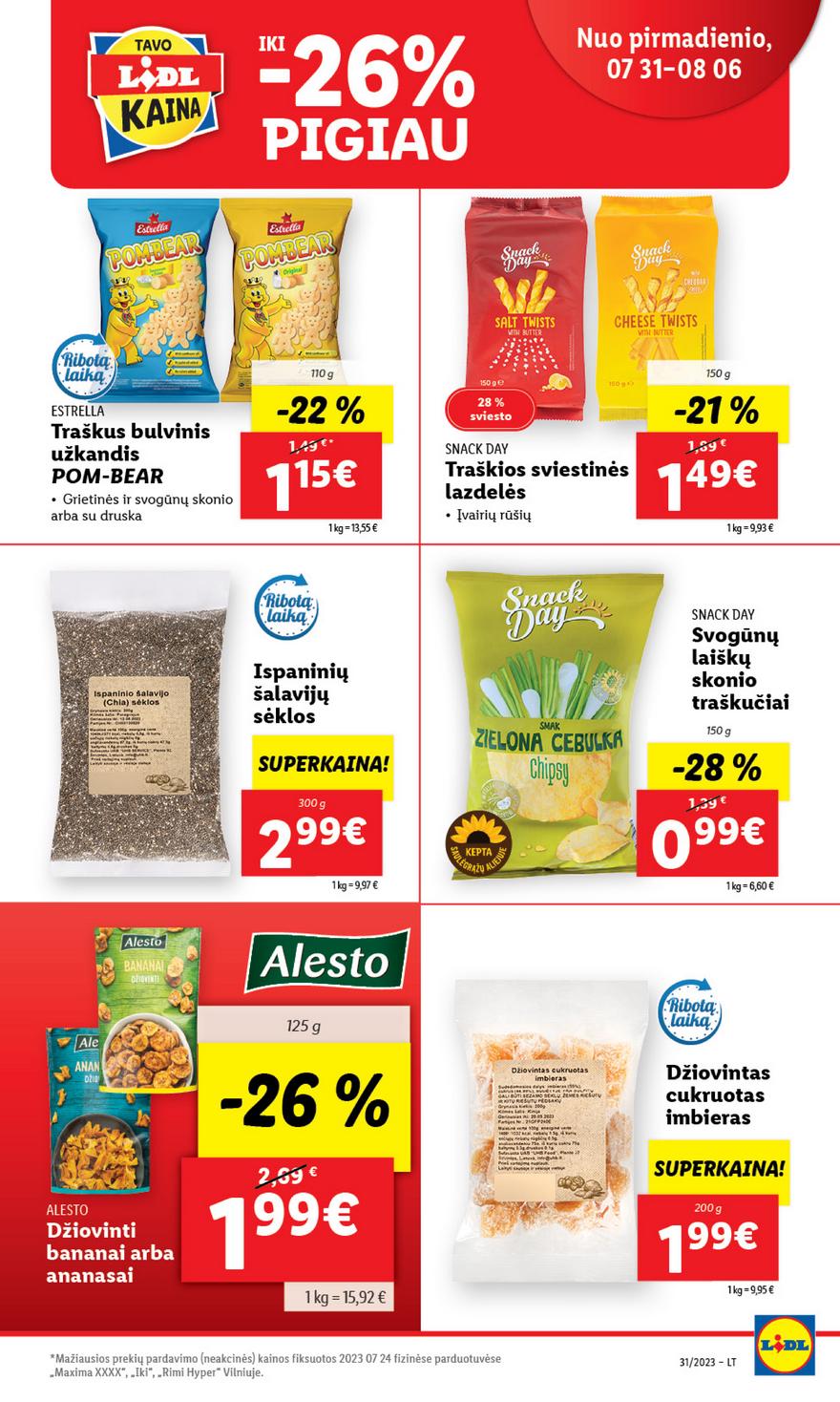 Lidl pasiūlymai akcijos nuo 
  2023-07-31 iki 
  2023-08-06 | Leidinukas.lt puslapis 41