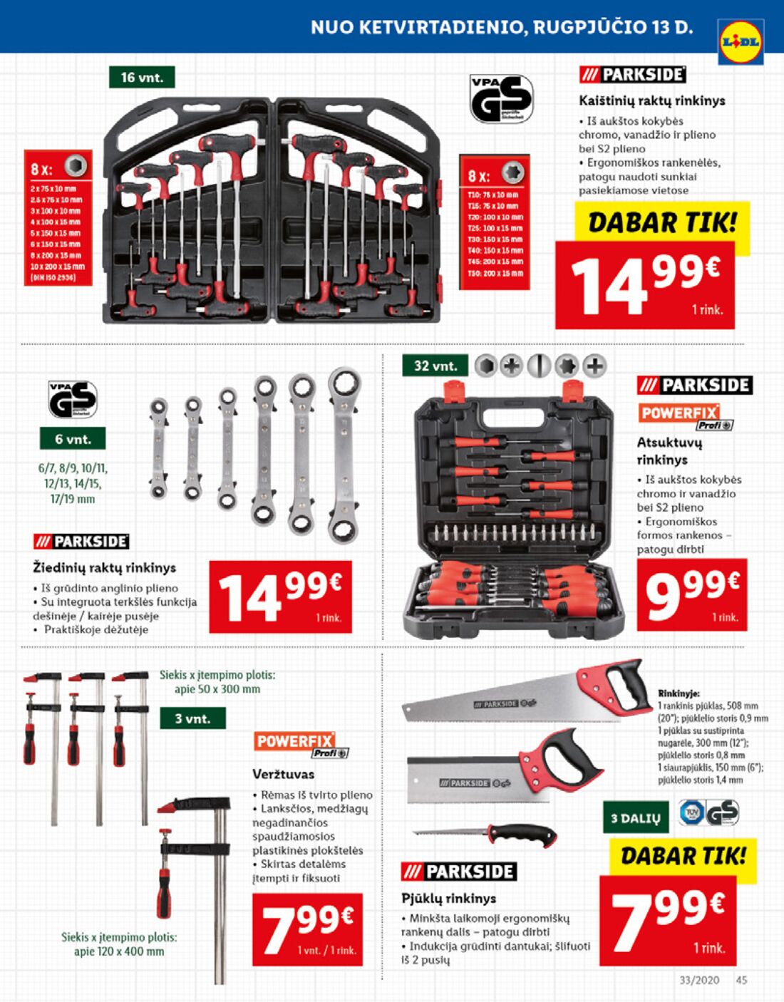Lidl savaitinis leidinys akcijos nuo 
  2020-08-10 iki 
  2020-08-16 | Leidinukas.lt puslapis 45