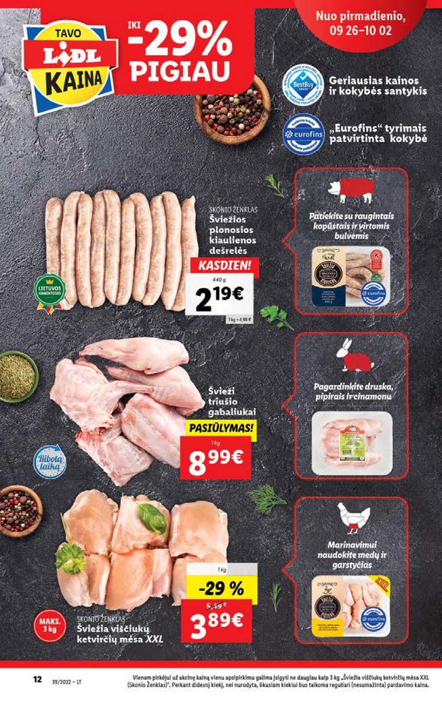 Lidl maisto prekių pasiūlymai akcijos nuo 
  2022-09-26 iki 
  2022-10-02 | Leidinukas.lt puslapis 12