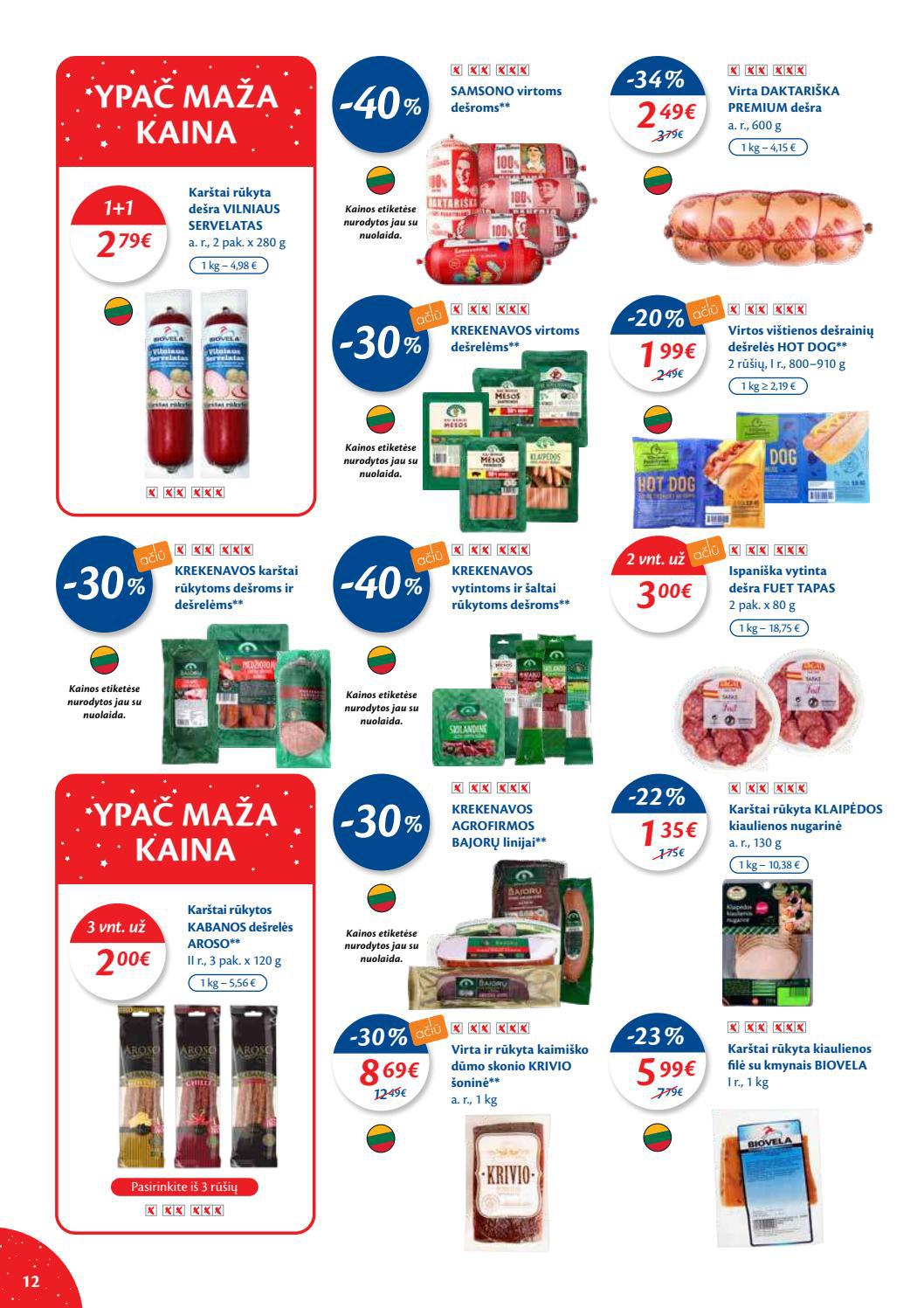 Maxima kaininis leidinys akcijos nuo 
  2021-12-07 iki 
  2021-12-13 | Leidinukas.lt puslapis 12