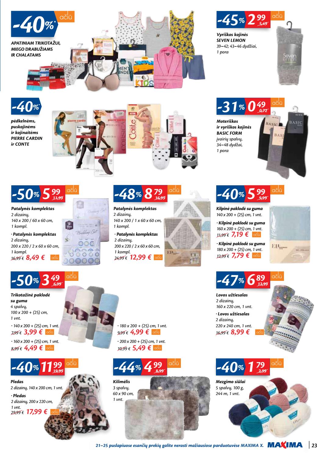 Maxima kaininis leidinys akcijos nuo 
  2020-10-06 iki 
  2020-10-12 | Leidinukas.lt puslapis 23