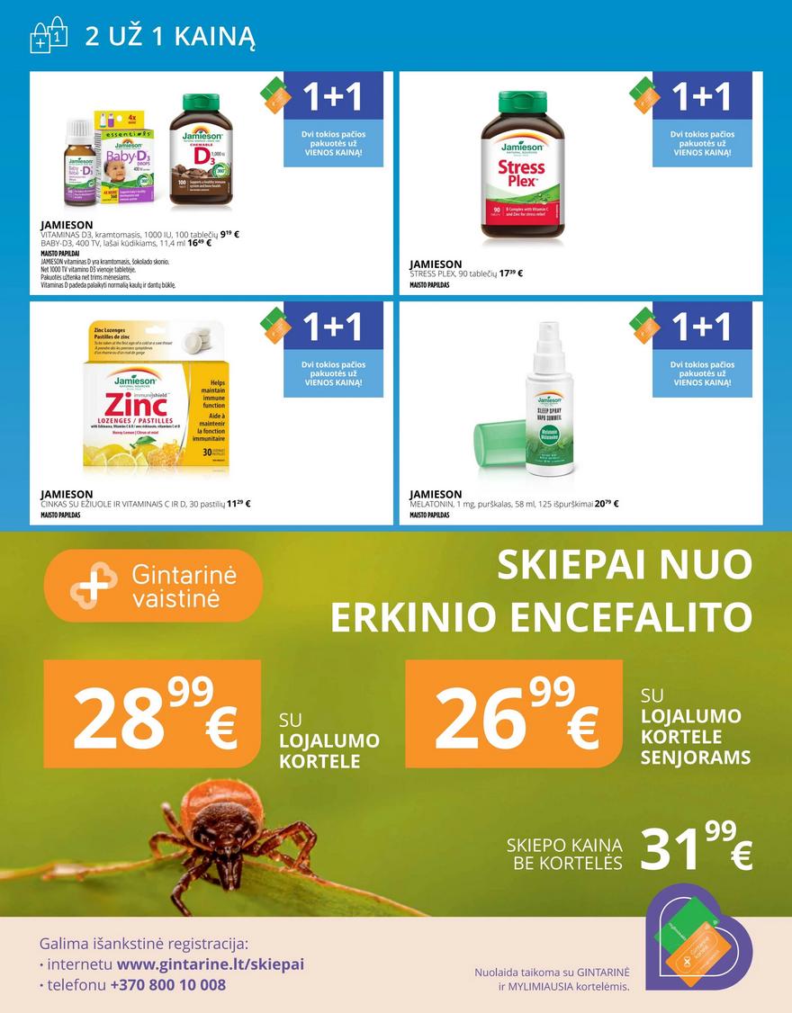 Gintarinės vaistinės leidinys akcijos nuo 
  2026-03-01 iki 
  2026-03-31 | Leidinukas.lt puslapis 14