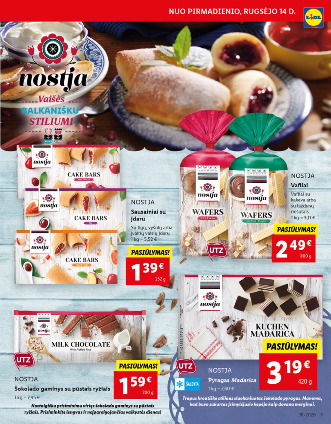 Lidl savaitinis leidinys akcijos nuo 
  2020-09-14 iki 
  2020-09-20 | Leidinukas.lt puslapis 11