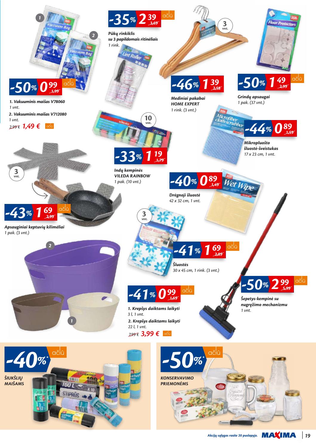 Maxima kaininis leidinys akcijos nuo 
  2019-10-01 iki 
  2019-10-07 | Leidinukas.lt puslapis 19