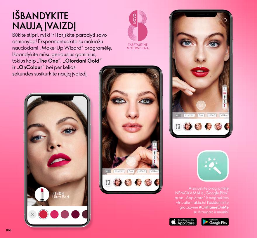 Oriflame katalogas akcijos nuo 
  2022-03-01 iki 
  2022-03-31 | Leidinukas.lt puslapis 106