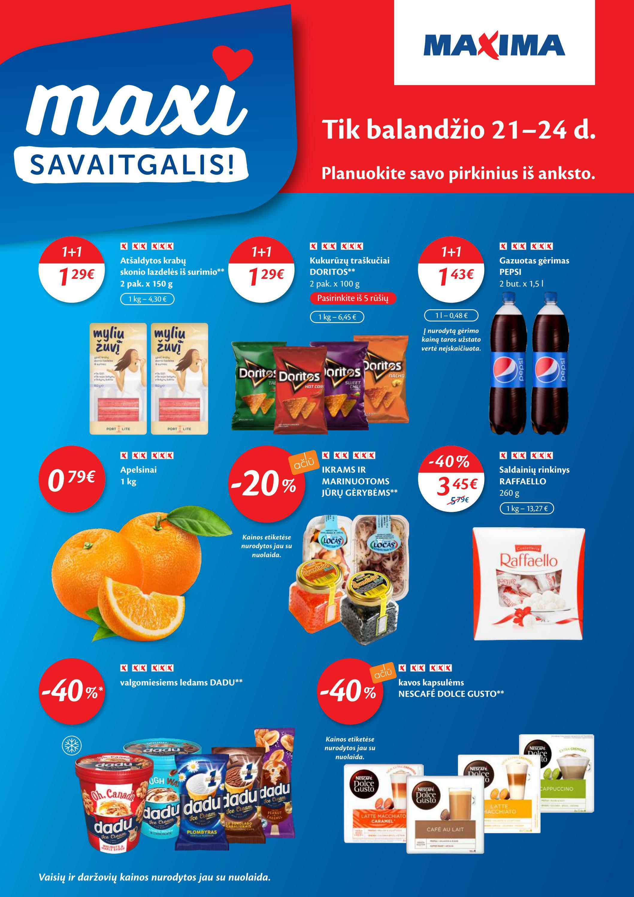 Maxima kaininis leidinys akcijos nuo 
  2022-04-19 iki 
  2022-04-25 | Leidinukas.lt puslapis 28