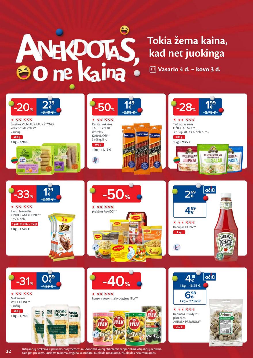 Maxima savaitinis leidinys 9 akcijos nuo 
  2025-02-25 iki 
  2025-03-03 | Leidinukas.lt puslapis 22