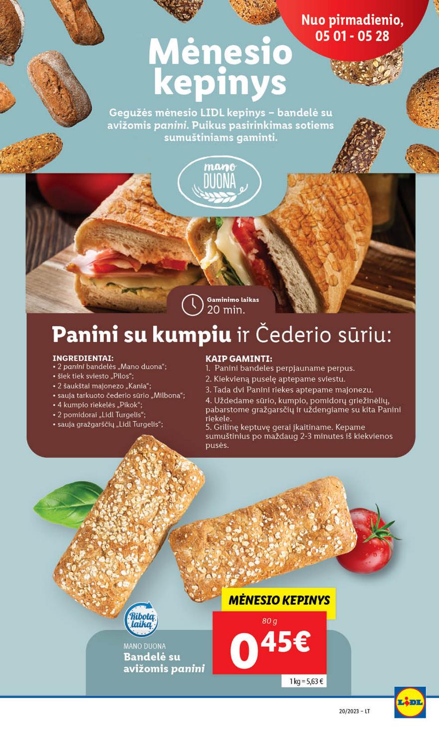 Lidl maisto prekių pasiūlymai akcijos nuo 
  2023-05-15 iki 
  2023-05-21 | Leidinukas.lt puslapis 17