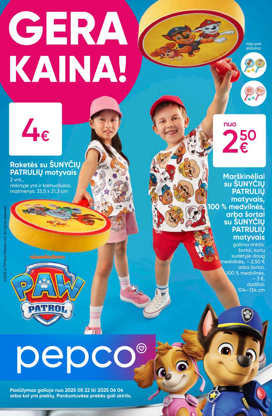 Pepco leidinys akcijos nuo 
  2025-05-22 iki 
  2025-06-04 | Leidinukas.lt puslapis 1
